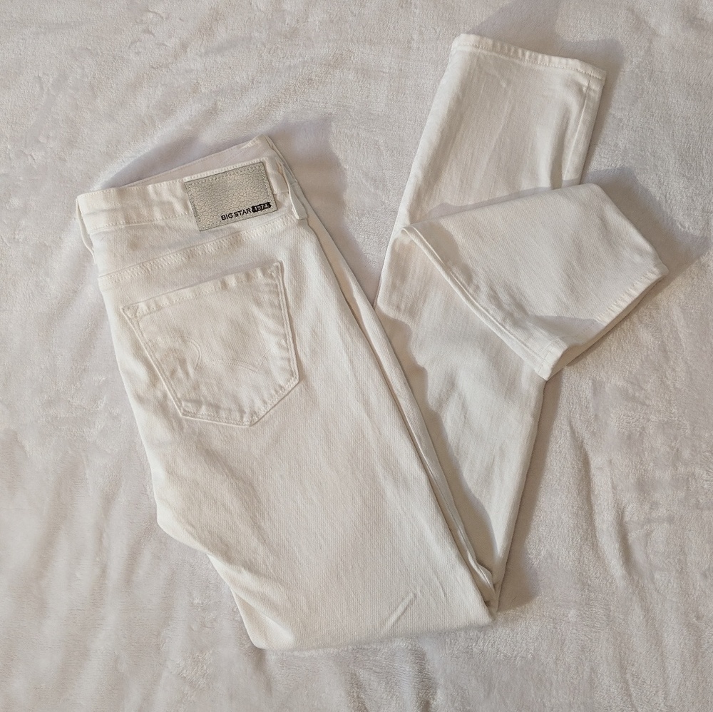 White Big Star Straight Jeans - Picture 8 of 8